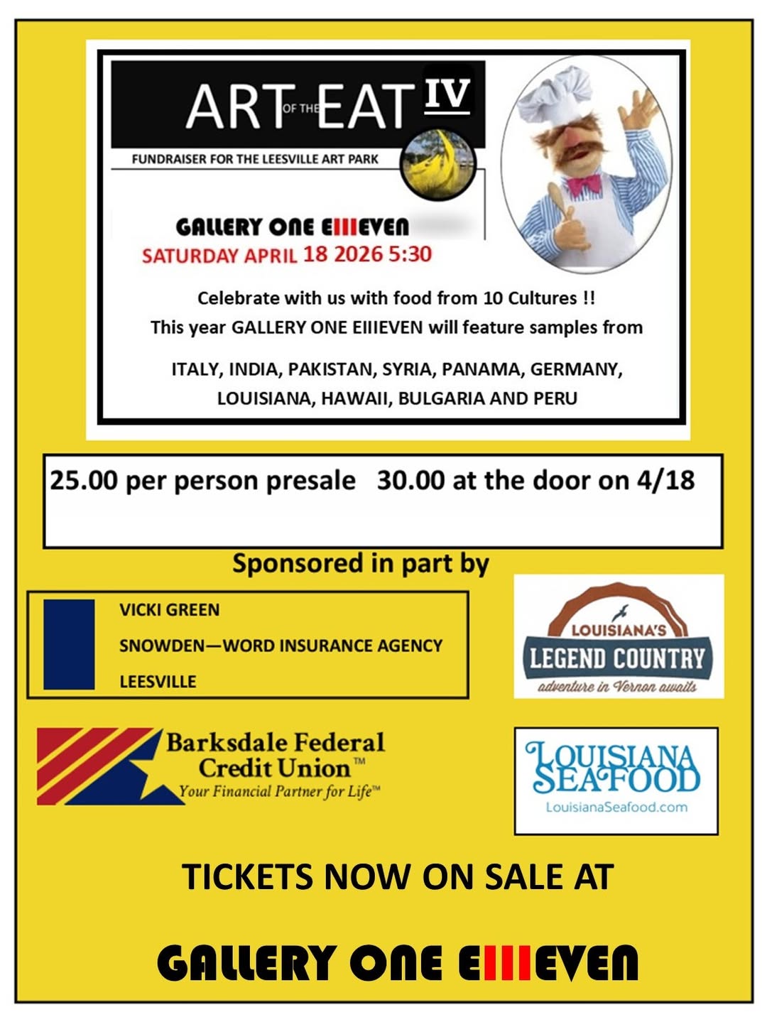 Art of the Eat! - Vernon Parish Louisiana