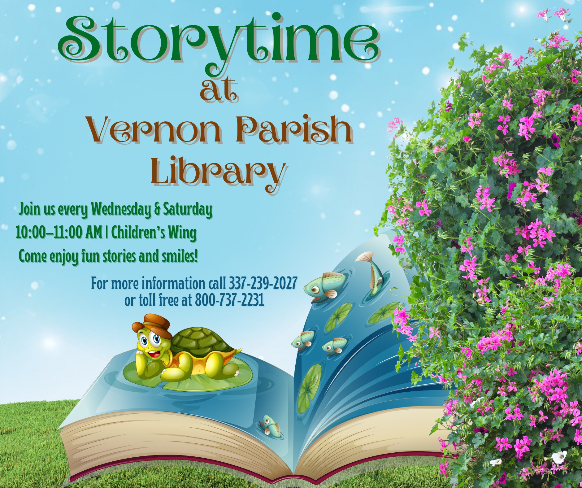 Storytime at the Library - Vernon Parish Louisiana
