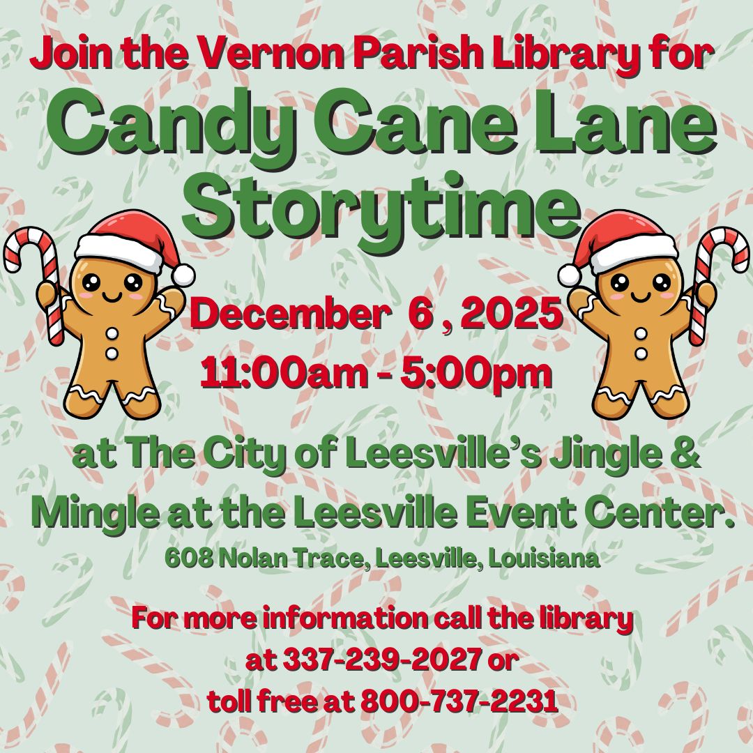 Candy Cane Lane Storytime - Vernon Parish Louisiana