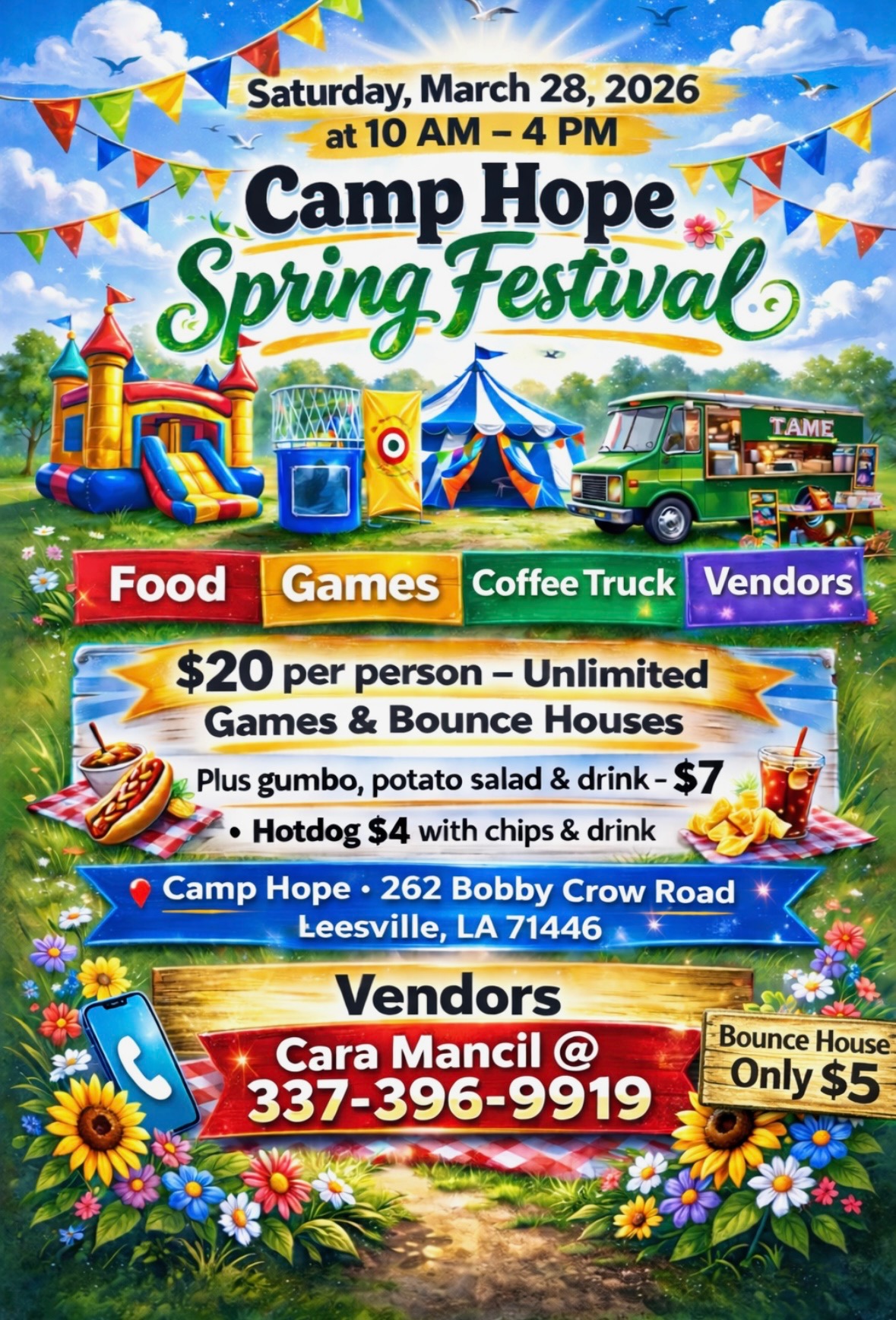Camp Hope Spring Festival! - Vernon Parish Louisiana