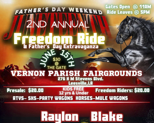 Juneteenth Freedom Ride - Vernon Parish Louisiana