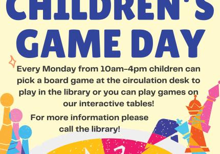 Children’s Game Day in the Children’s Wing - Vernon Parish Louisiana