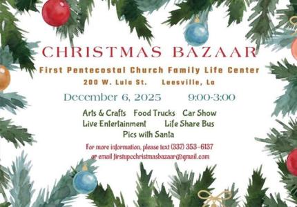 Christmas Bazaar - Vernon Parish Louisiana