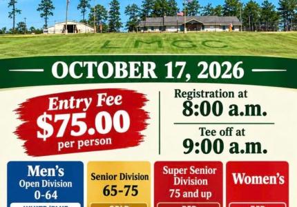 2026 City Championship at Leesville Municipal Golf Course - Vernon Parish Louisiana