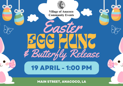 Easter Egg Hunt & Butterfly Release - Vernon Parish Louisiana