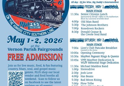 MayFest 2026 - Vernon Parish Louisiana