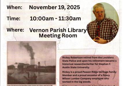 Sawmill Town of Peason Ridge - Vernon Parish Louisiana