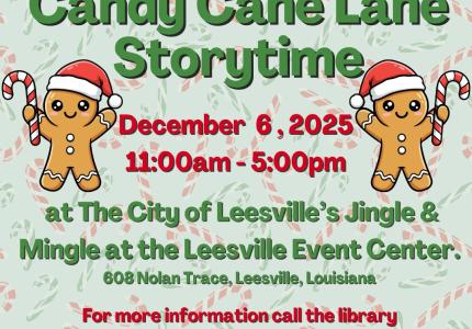 Candy Cane Lane Storytime - Vernon Parish Louisiana