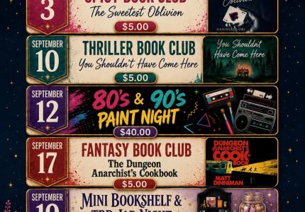 Mini Bookshelf & TBR Jar Night at Arctos Bookish Den & Roxy’s Crafty Corner! - Vernon Parish Louisiana
